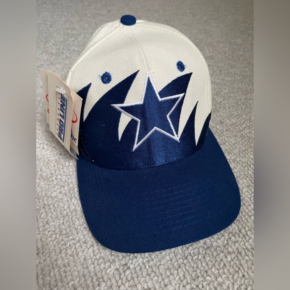NWT Vintage 90s Dallas Cowboys NFL Shark Tooth Logo SnapBack - Picture 1 of 8